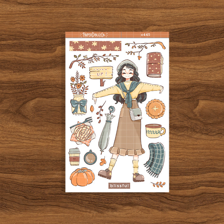 Blissful | Cozy Harvest | Collection Stickers | C445
