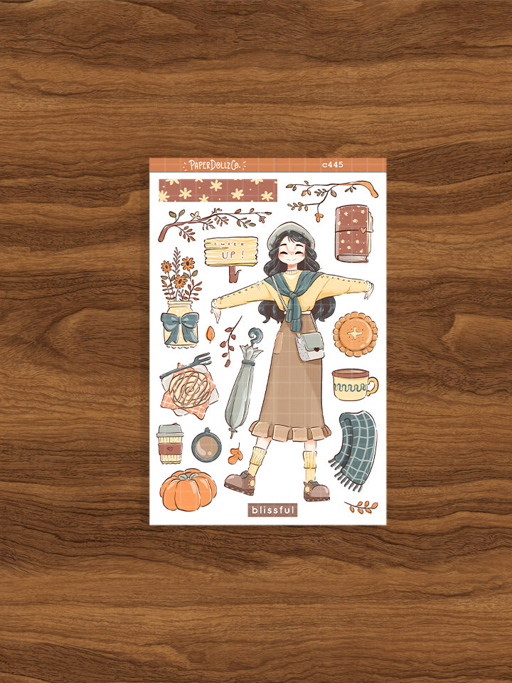 Blissful | Cozy Harvest | Collection Stickers | C445