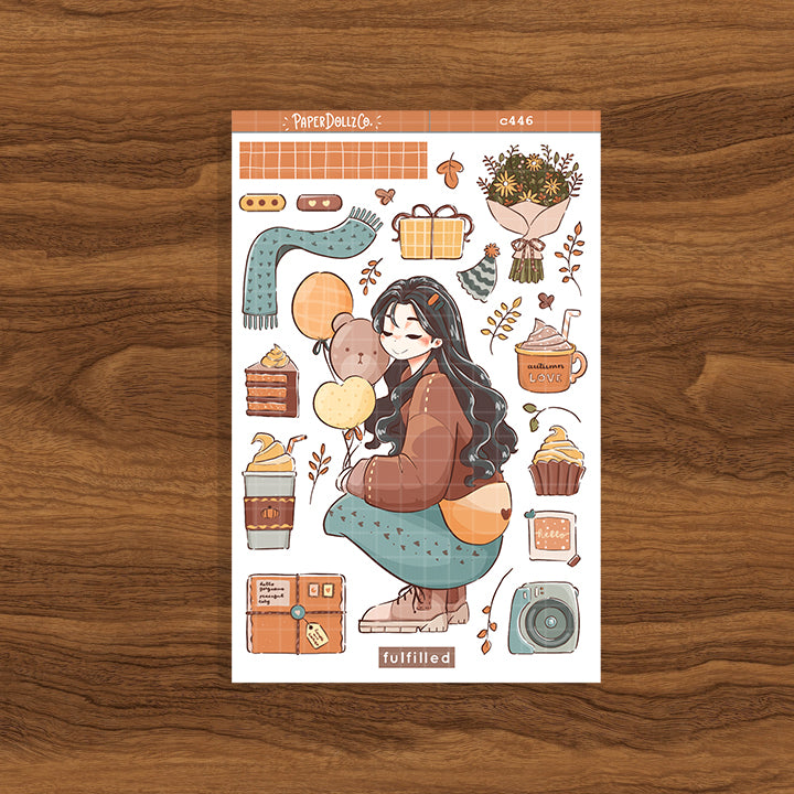 Fulfilled | Cozy Harvest | Collection Stickers | C446