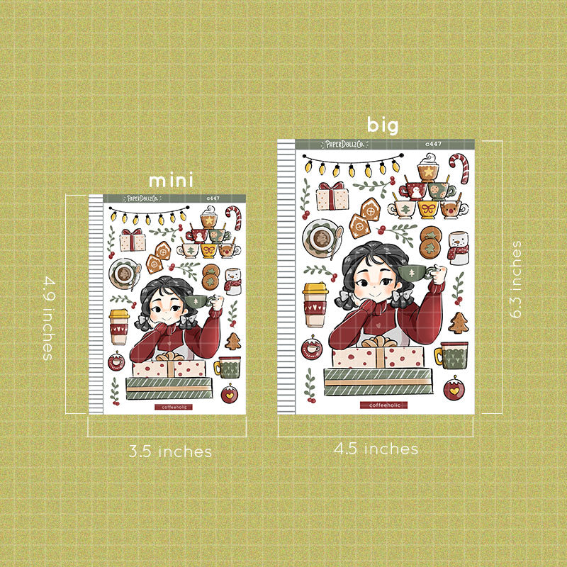 Coffeeholic | Unbox the Joy | Collection Stickers | C447