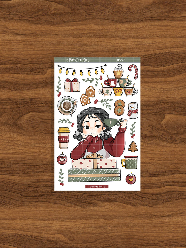 Coffeeholic | Unbox the Joy | Collection Stickers | C447