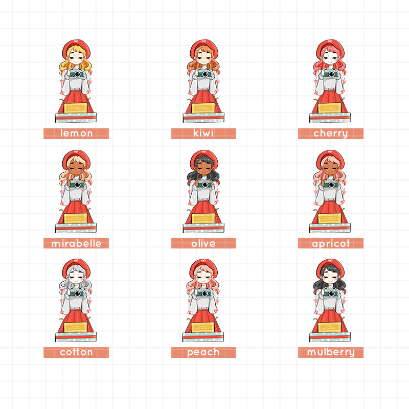 Christmas | Just Dolls Stickers | J475