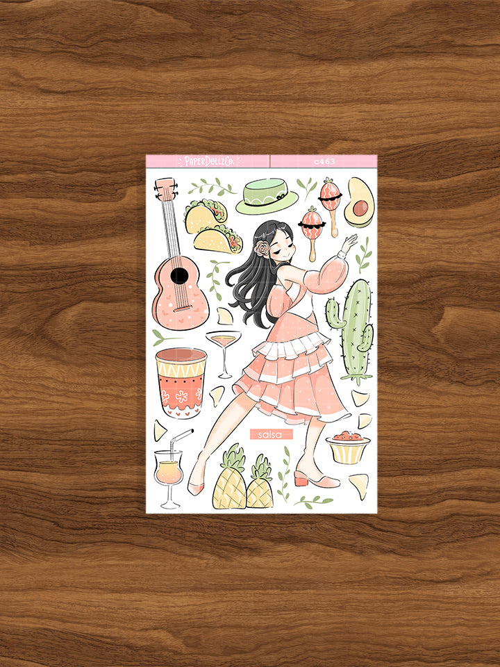 Salsa | Cloud Dancer | Collection Stickers | C463
