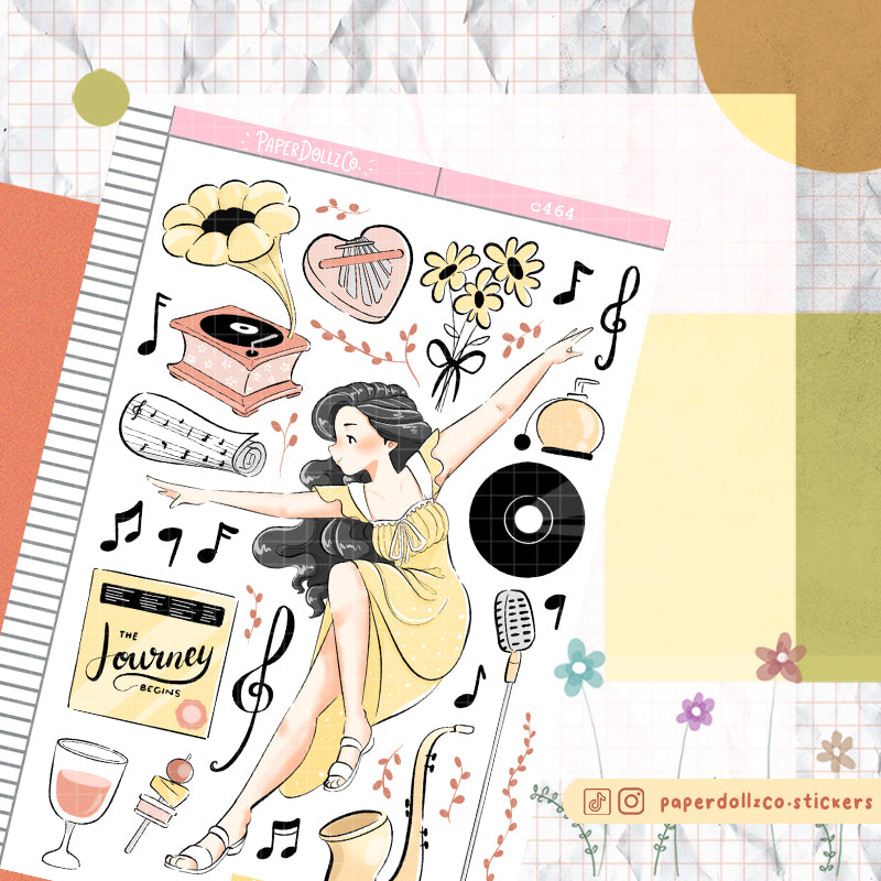 Jazz | Cloud Dancer | Collection Stickers | C464