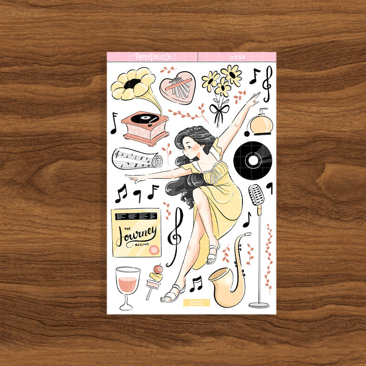 Jazz | Cloud Dancer | Collection Stickers | C464