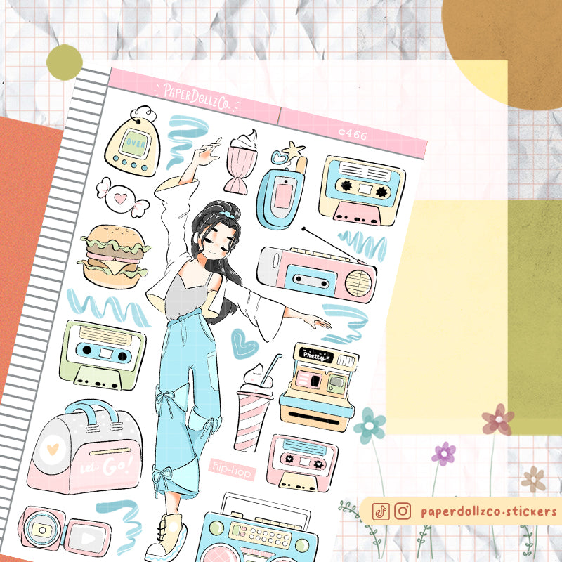 Hip-Hop | Cloud Dancer | Collection Stickers | C466