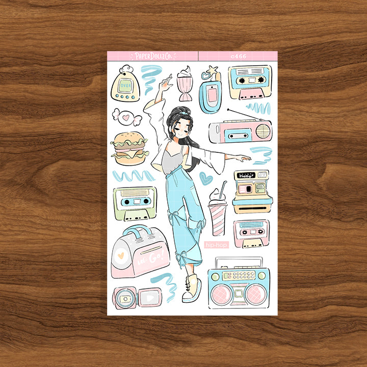 Hip-Hop | Cloud Dancer | Collection Stickers | C466