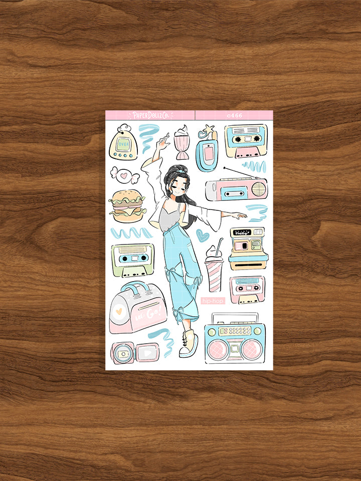 Hip-Hop | Cloud Dancer | Collection Stickers | C466