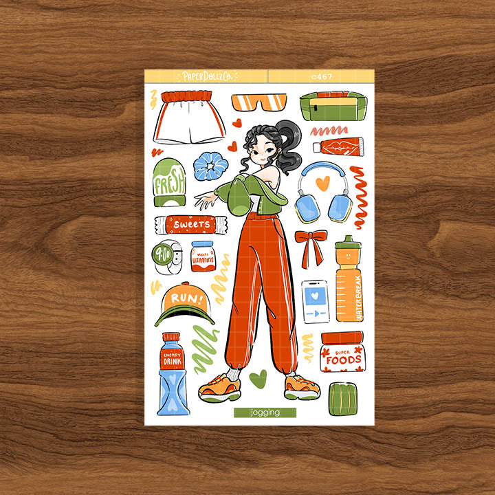 Jogging | Body In Motion | Collection Stickers | C467