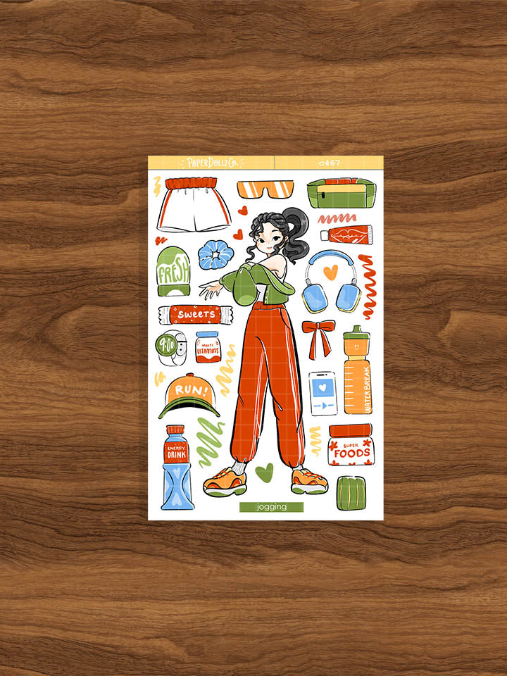 Jogging | Body In Motion | Collection Stickers | C467
