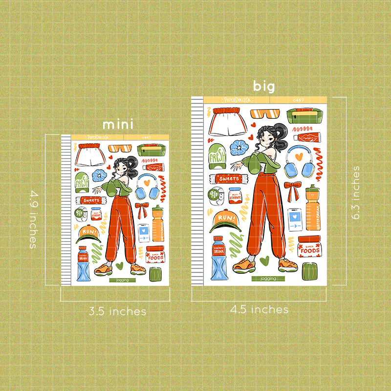 Jogging | Body In Motion | Collection Stickers | C467