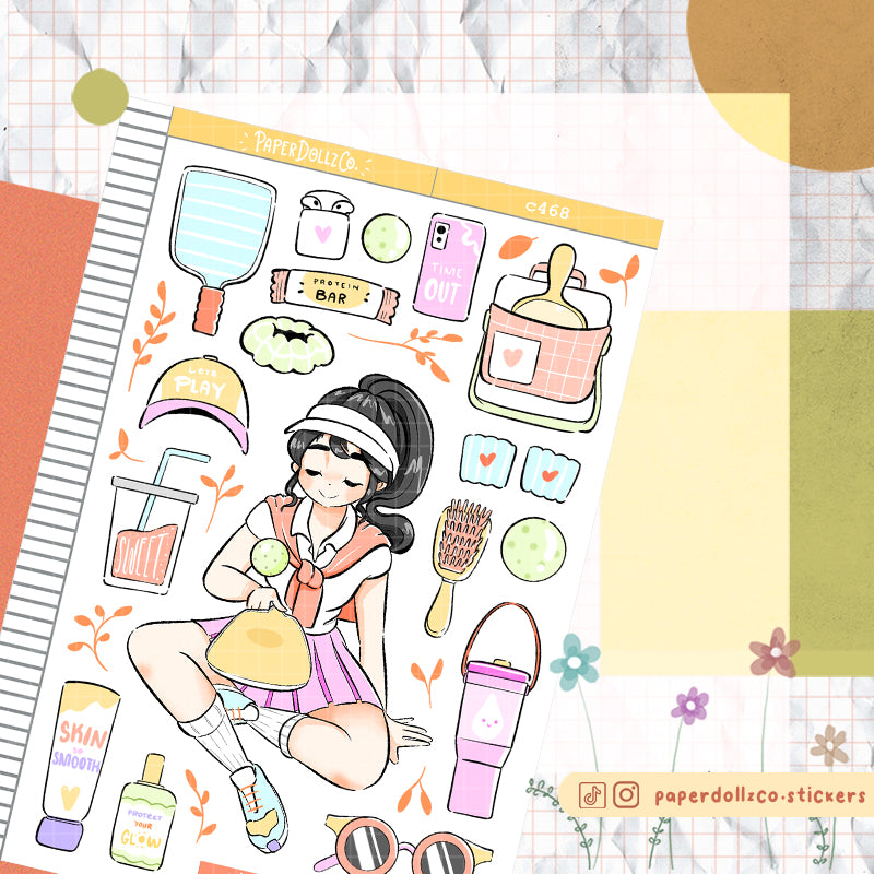 Pickleball | Body In Motion | Collection Stickers | C468