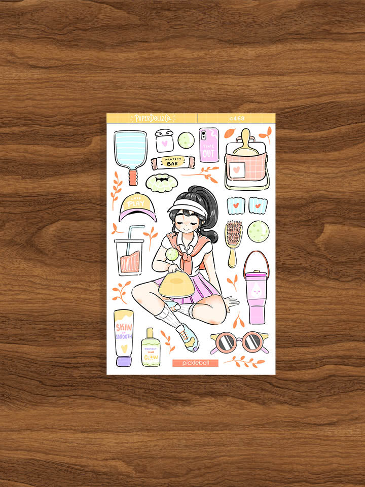 Pickleball | Body In Motion | Collection Stickers | C468