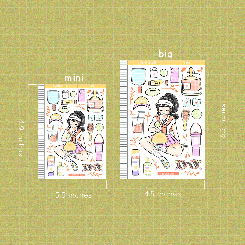 Pickleball | Body In Motion | Collection Stickers | C468