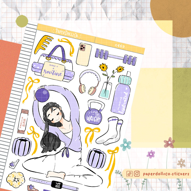 Pilates | Body In Motion | Collection Stickers | C469