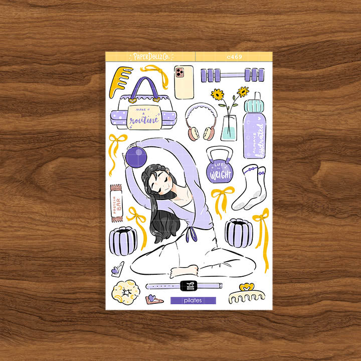 Pilates | Body In Motion | Collection Stickers | C469