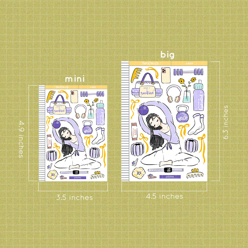 Pilates | Body In Motion | Collection Stickers | C469