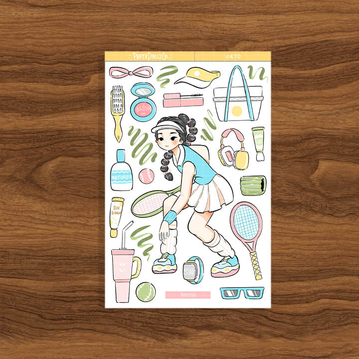 Tennis | Body In Motion | Collection Stickers | C470