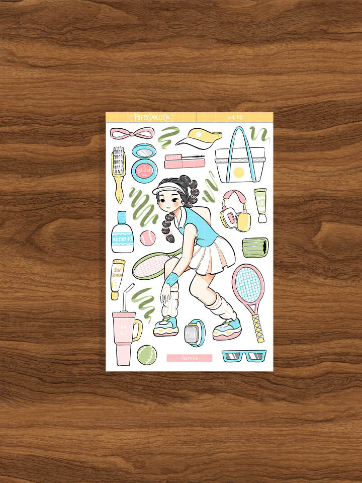 Tennis | Body In Motion | Collection Stickers | C470