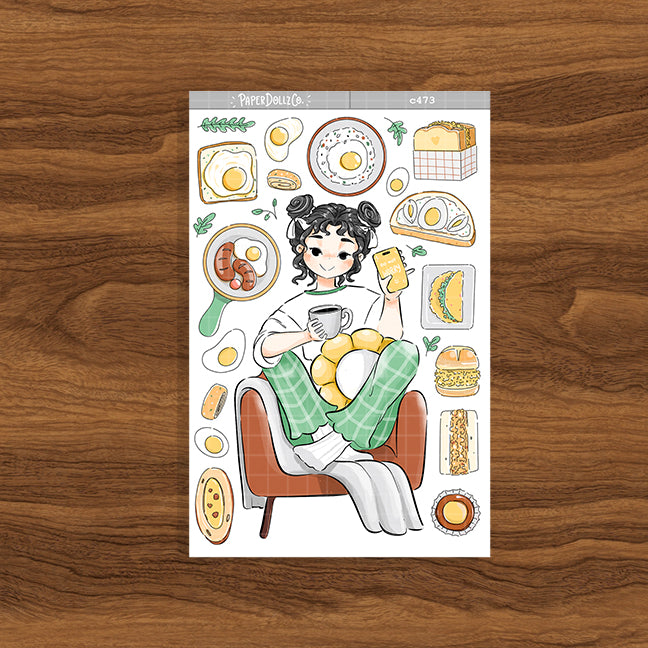 Egg | The Breakfast Club | Collection Stickers | C473
