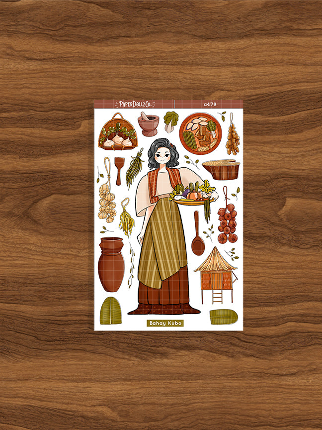Bahay Kubo | Collection Stickers | C479