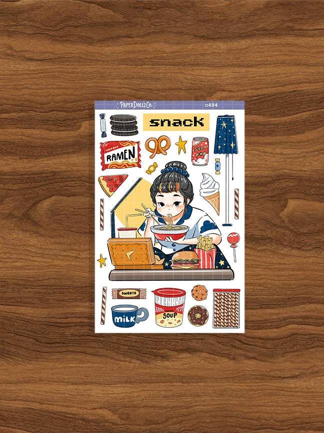Snack | Night Owl Club | Collection Stickers | C484