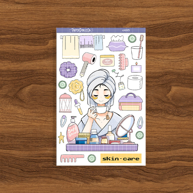Skincare | Night Owl Club | Collection Stickers | C485