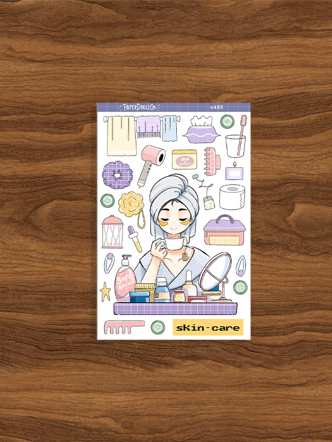 Skincare | Night Owl Club | Collection Stickers | C485