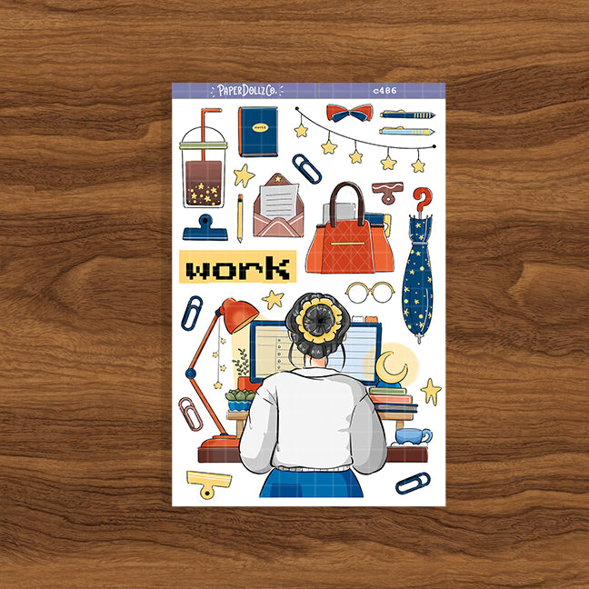 Work | Night Owl Club | Collection Stickers | C486