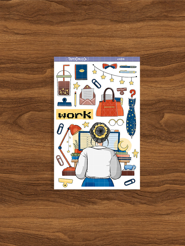 Work | Night Owl Club | Collection Stickers | C486