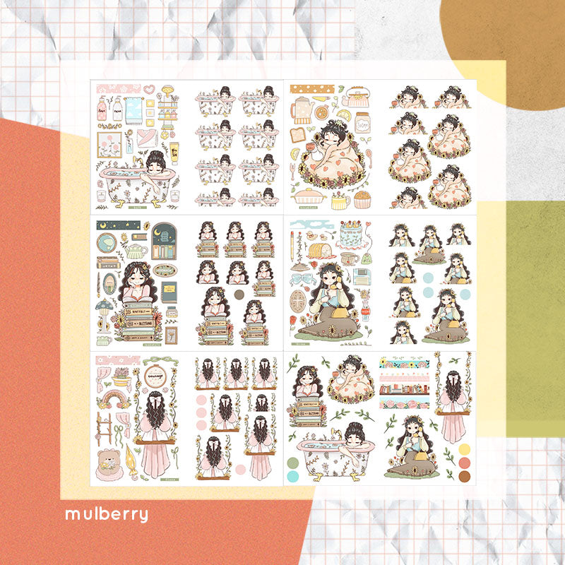 Reclaiming My Radiance | PaperDollzCo | Sticker Book | CB068