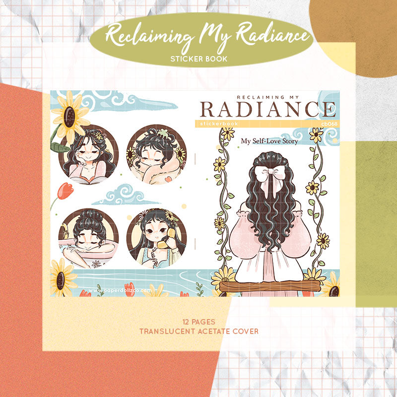 Reclaiming My Radiance | PaperDollzCo | Sticker Book | CB068