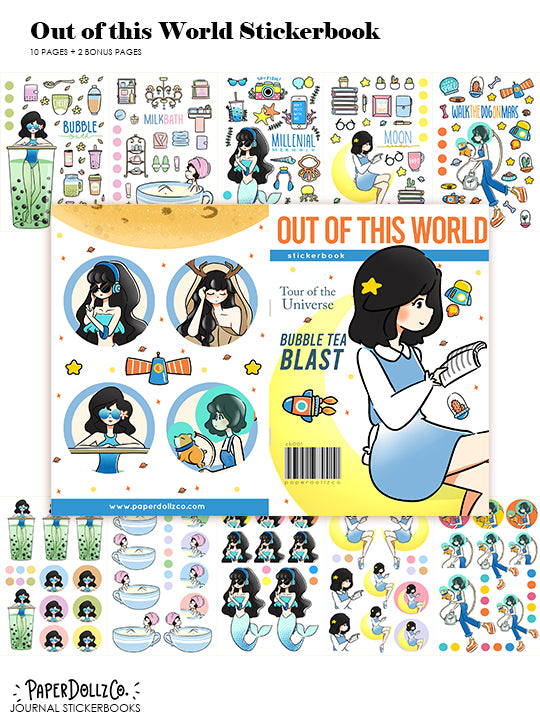 Out of this World | Planner Sticker Book | CB001