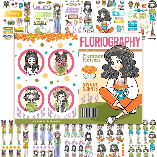 Floriography| Planner Sticker Book | CB006b