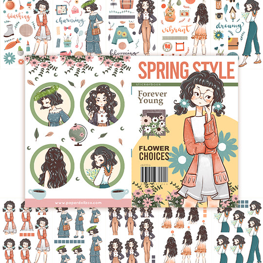 Spring Style | Planner Sticker Book | CB010a