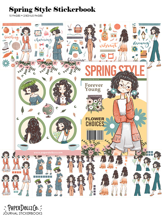 Spring Style | Planner Sticker Book | CB010a