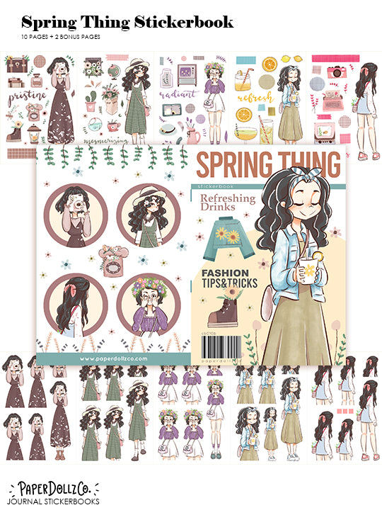 Spring Thing | Planner Sticker Book | CB010b