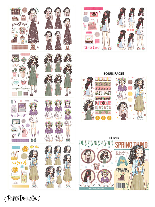 Spring Thing | Planner Sticker Book | CB010b