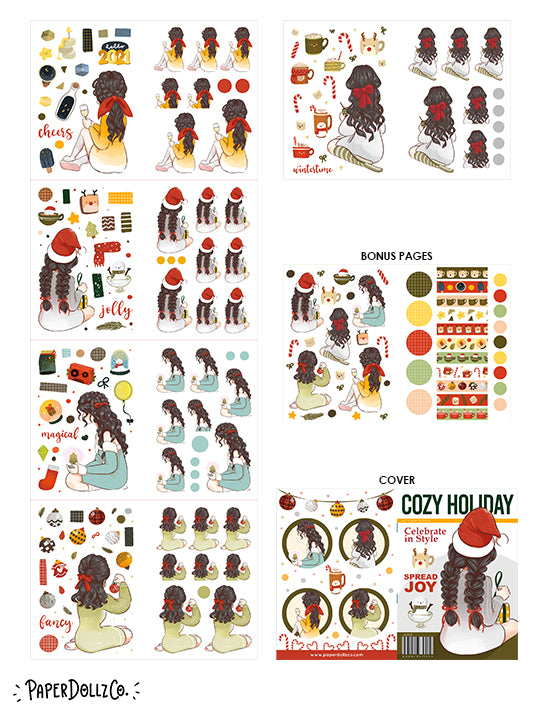 Cozy Holiday | Planner Sticker Book | CB013