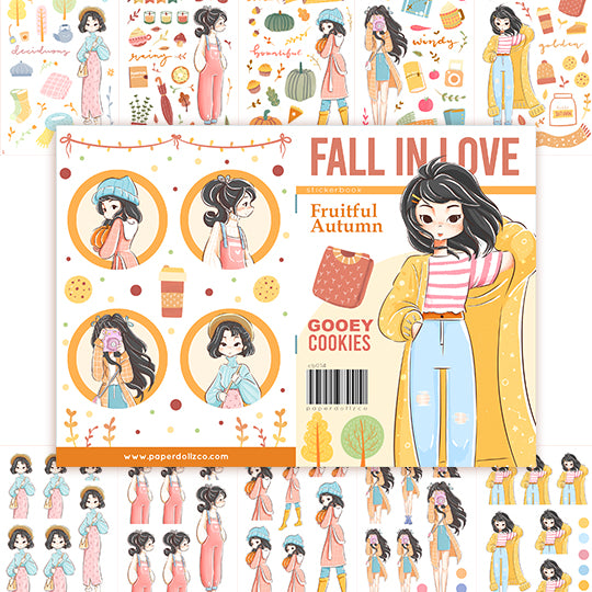 Fall In Love | Planner Sticker Book | CB014