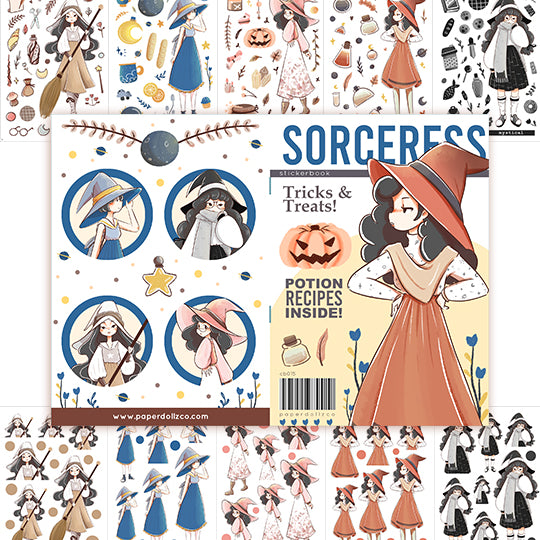Sorceress | Planner Sticker Book | CB015
