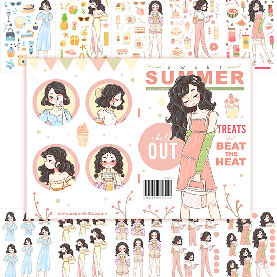 Sweet Summer | Planner Sticker Book | CB020