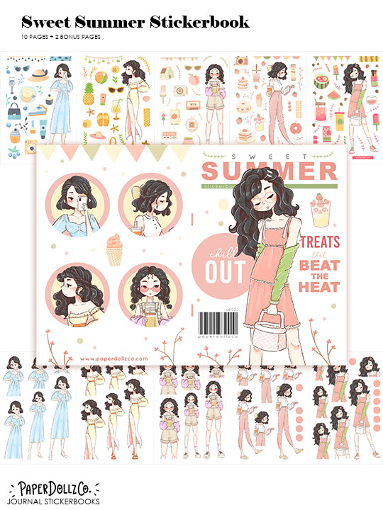 Sweet Summer | Planner Sticker Book | CB020