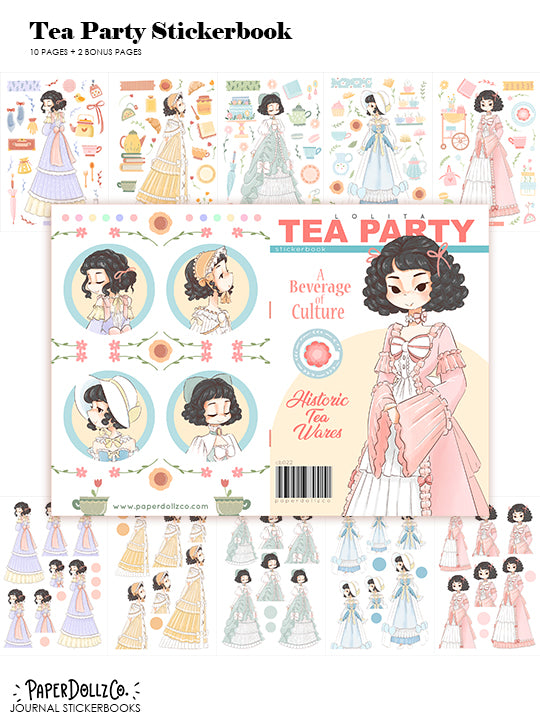 Tea Party | Planner Sticker Book | CB022