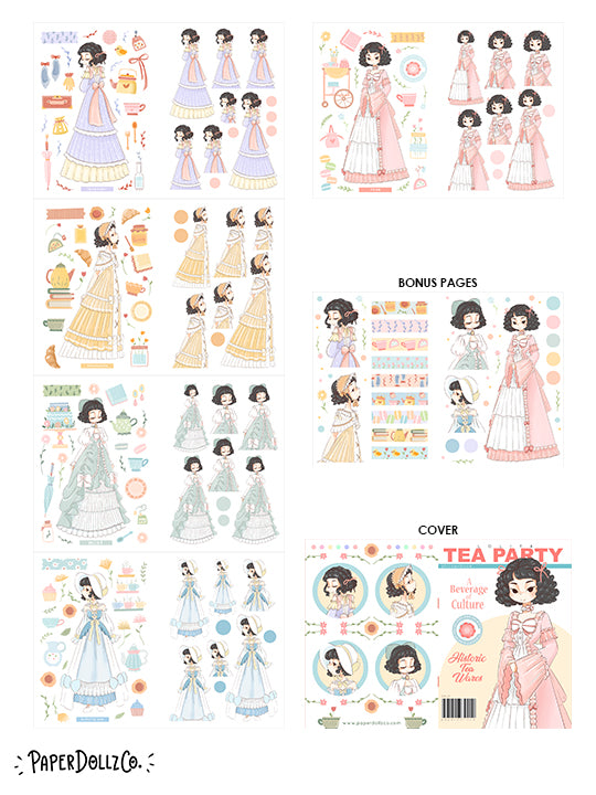 Tea Party | Planner Sticker Book | CB022