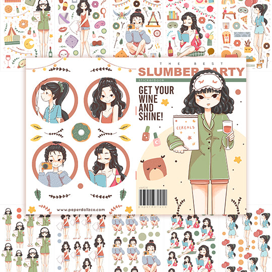 Slumber Party | Planner Sticker Book | CB024
