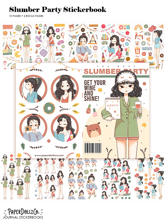 Slumber Party | Planner Sticker Book | CB024