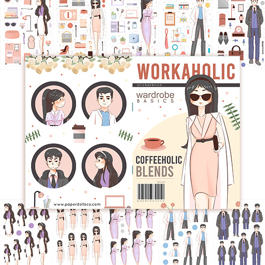 Workaholic | Planner Sticker Book | CB026