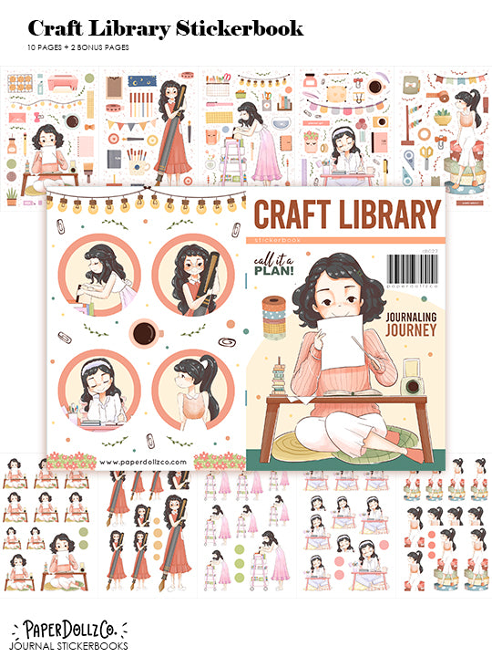 Craft Library | Planner Sticker Book | CB027