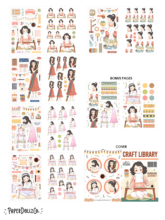 Craft Library | Planner Sticker Book | CB027